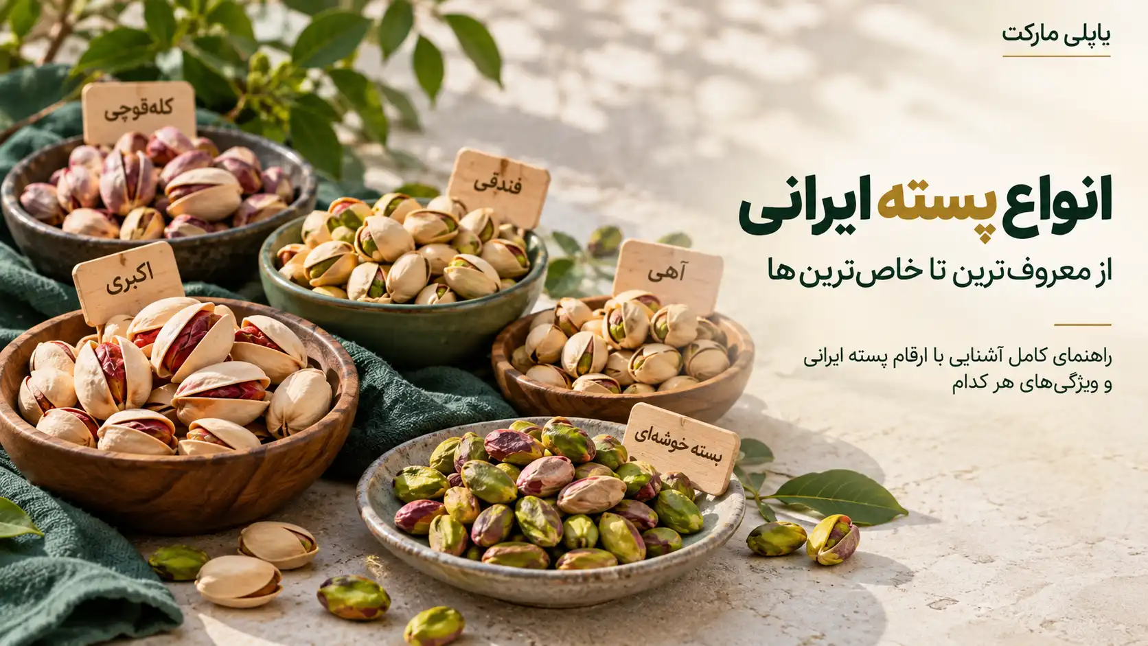 انواع پسته ایرانی