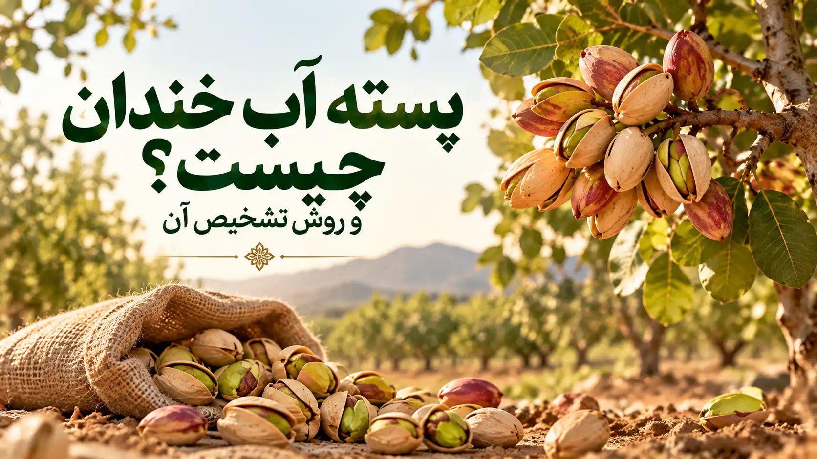 پسته آب خندان چیست